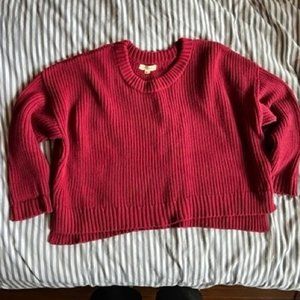 Tradlands Cottage crewneck sweater in jam